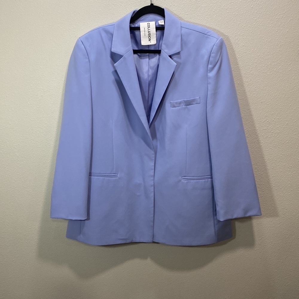 ASOS Collusion oversized‎ jacket blazer lavender